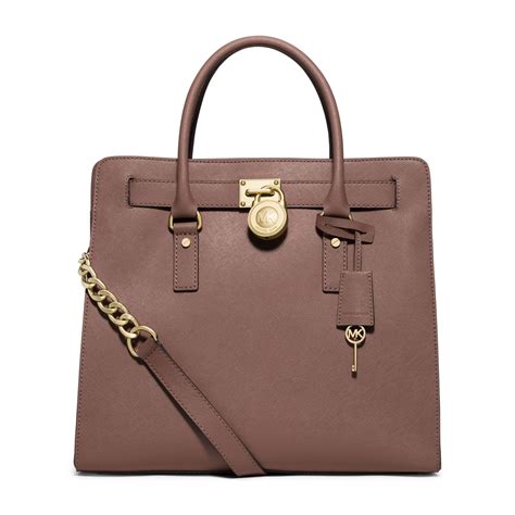 michael michael kors hamilton large saffiano leather tote|Michael Kors signature sullivan.